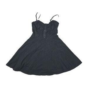 Source Unknown Black Asymmetrical Women’s Dress